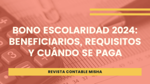 bono por escolaridad 2024