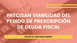 prescripcion deuda fiscal